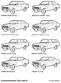 カデットBの車体バリエーション