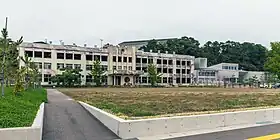 震災遺構として整備された門脇小学校