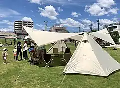 スノーピーク製のタープ