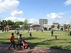 整備前の籠田公園(2018年4月)