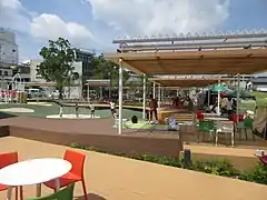 新しくなった籠田公園(2019年8月)