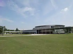 鹿児島ふれあいスポーツランド管理棟（2013年9月）