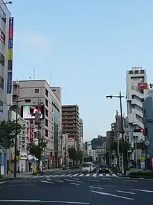 県道24号鹿児島東市来線(西田橋方面)