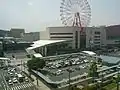 アミュプラザ鹿児島プレミアム館建設前の駅全景（2013年5月）