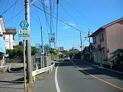 鹿児島県道57号麓重富停車場線(姶良方面)