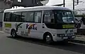 嘉穂観光が運行していた米ノ山線。三菱ふそう・ローザの貸切車。