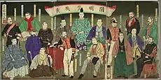「開明貴族表」明治10年（1877年）