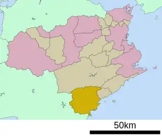 海陽町位置図
