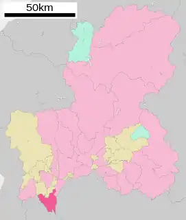 海津市位置図