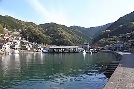 梶賀のまちなみ(2020年)