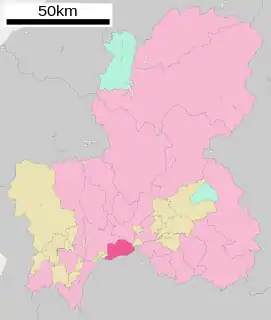 各務原市位置図