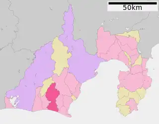 掛川市位置図