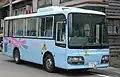 柿木村スクールバス当時の車両（2005年、木部谷・大野原線）