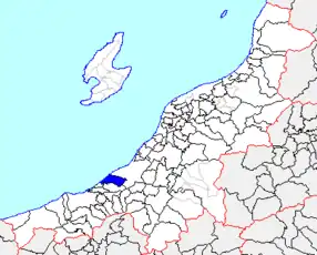柿崎区の位置