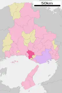 加古川市位置図