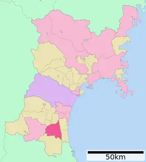 角田市位置図