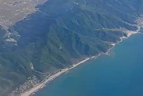 角海浜地区空撮
