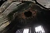 大仏の内部（真上）