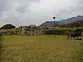 本丸と天守台跡