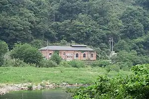 旧亀山発電所(現 太田川漁業協同組合事務所)