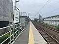 上り線ホーム（2023年6月）