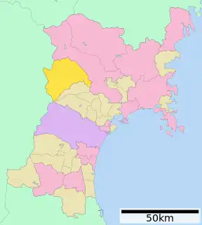 加美町位置図