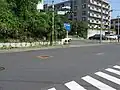 上麻生交差点（終点）
