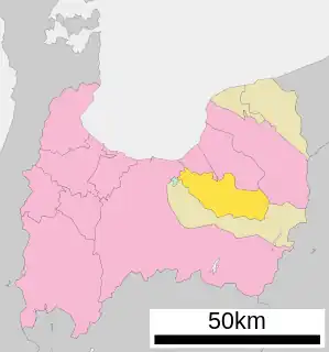 上市町位置図