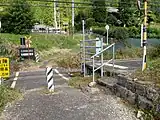 ホーム北側の出入口