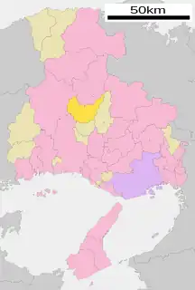 神河町位置図