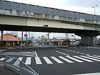 上瓦屋交差点(終点)