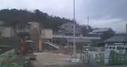 建設中の神村学園前駅(2010年2月22日)