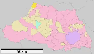 上里町位置図