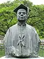 福澤桃介の胸像（2012年）