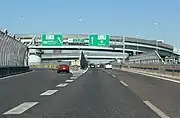 内回り側の分岐点