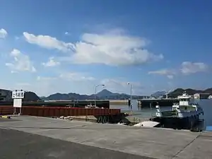 上弓削港全景