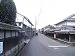 加茂地区の街並み兎並字船屋で撮影