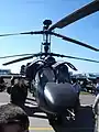 カモフ Ka-52。機首上側面