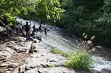 カムイワッカ湯の滝（2011年9月）