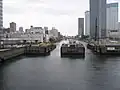 朝潮運河付近（工事中）