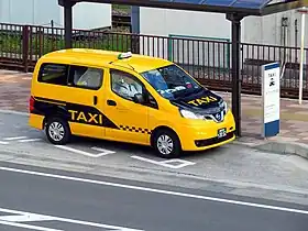 相模中央交通のタクシー(日産・NV200)