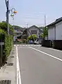 神奈川県道46号(奥)との合流地点