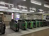 改札口(2020年4月)