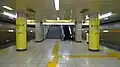 ホームドア設置前の有楽町線ホーム（2009年6月）