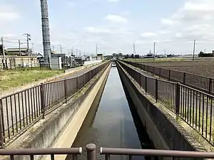 金野井用水路 2020年4月撮影