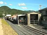 廃止後の駅構内。（2010年9月）