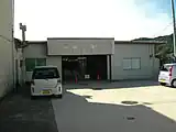 廃止後も残る駅舎。（2010年9月）