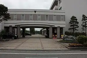 二水高等学校正門