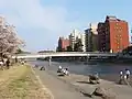 梅ノ橋(浅野川大橋の上流部)