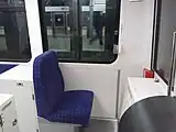 運転席スペースの座席